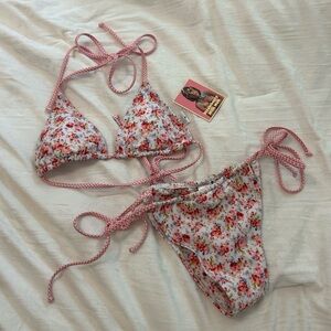 Strawberry milk mob lovestruck bikini set medium
